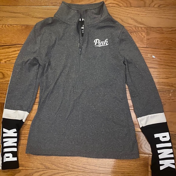 PINK Victoria's Secret Tops - Victoria Secret Pink Quarter Zip